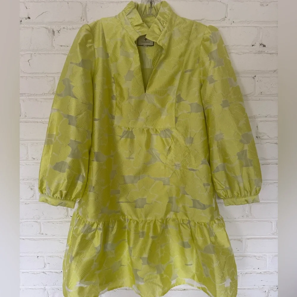 Read description before purchasing-Damaged Tuckernuck Palmerston Yellow Dress M - Picture 1 of 4